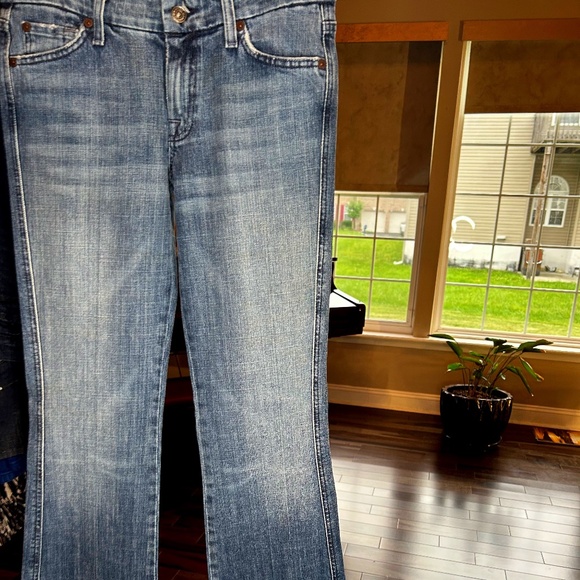 SEVEN 7 FOR ALL MANKIND BOOT CUT JEANS - Picture 1 of 4